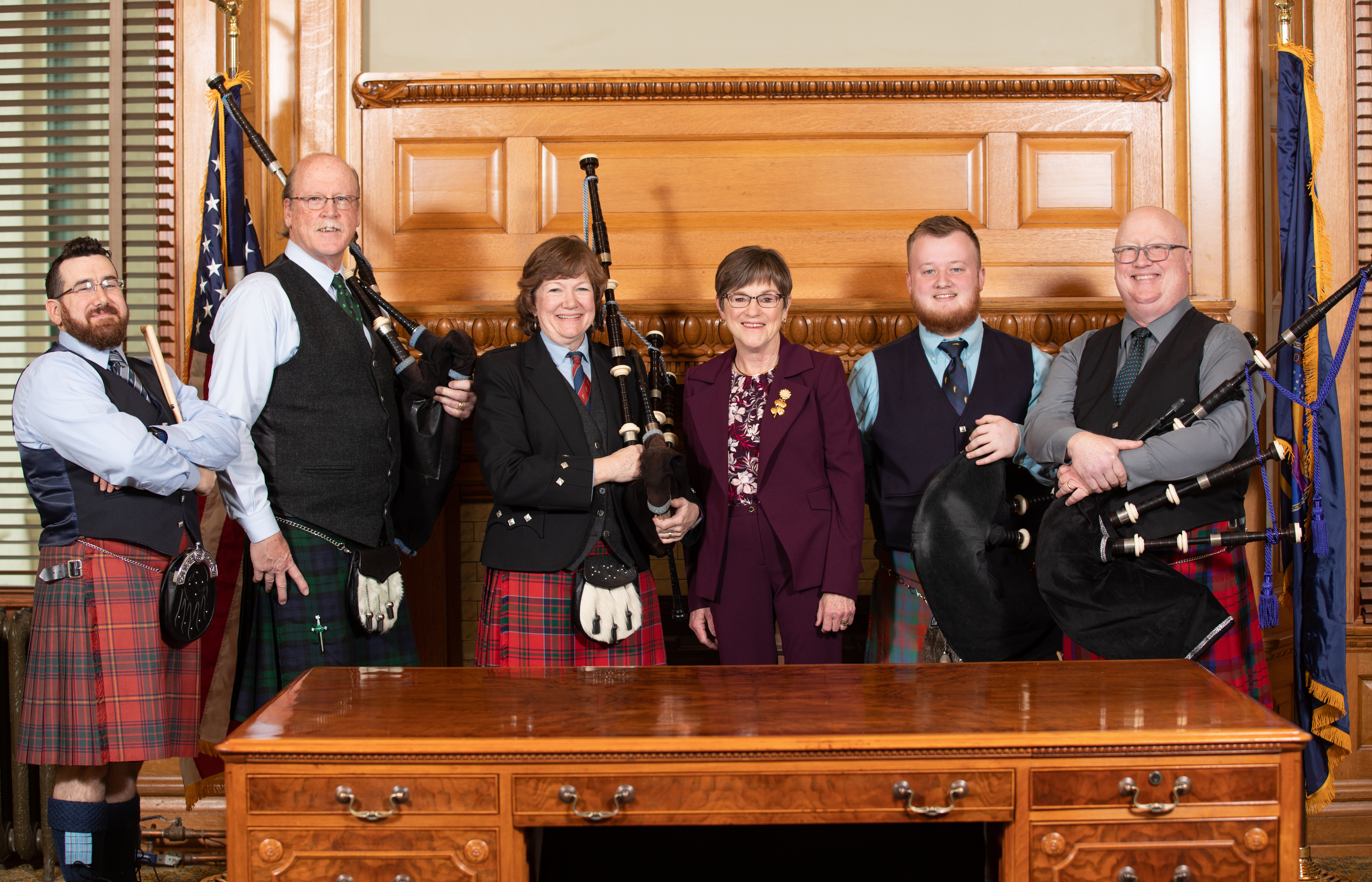Kevin Regan & Governor Laura Kelly's Inauguration